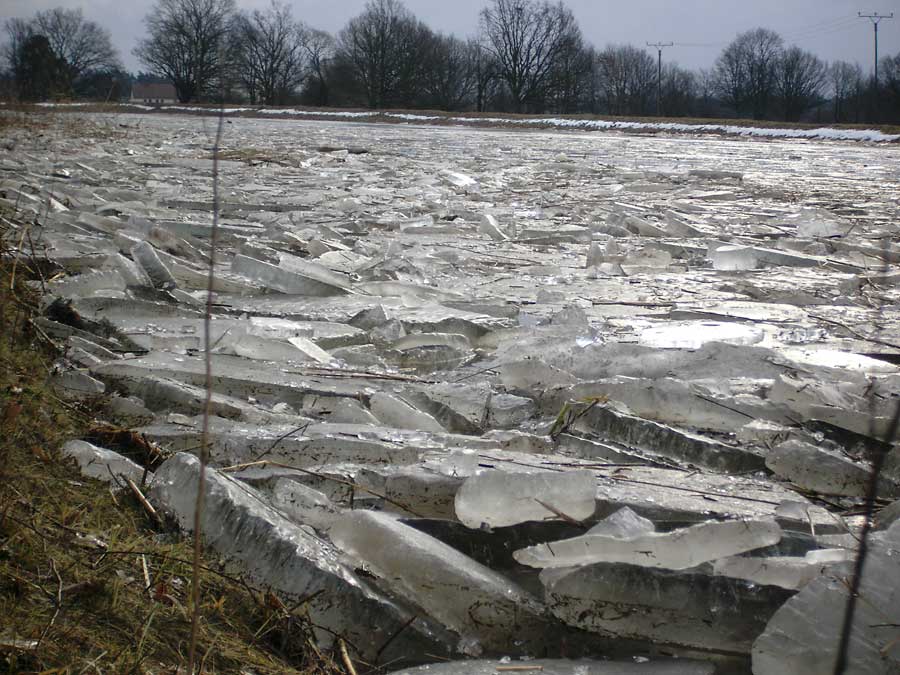 Gewässerunterhaltungsverband Wiederau - Eisgang